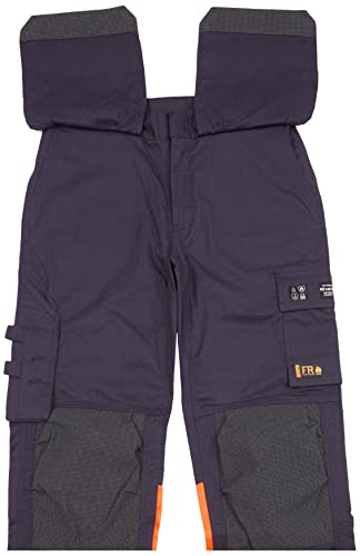 bl-kl-der-1489-multinorm-inh-rent-arbeitshose-marineblau-orange-gr-e-c60 image 8