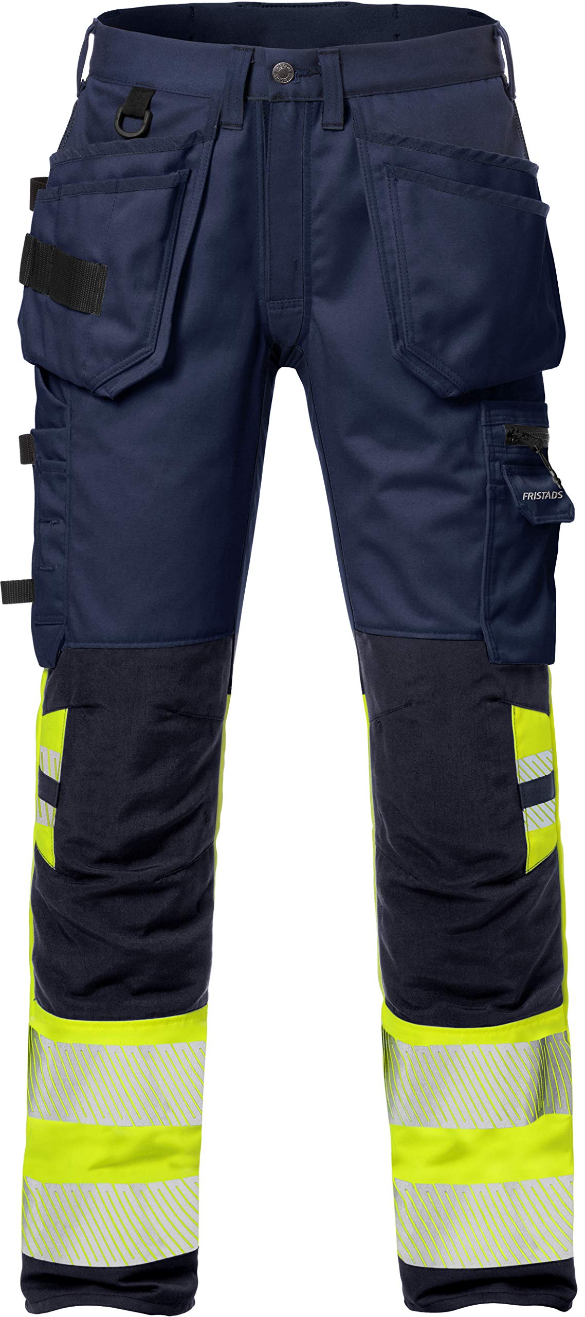 fristads-high-vis-handwerker-stretch-hose-2706-plu-klasse-1-warnschutz image 2