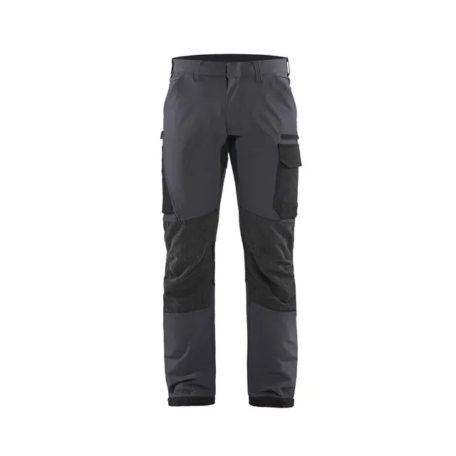 bl-kl-der-1422-4-wege-stretch-service-arbeitshose-mittelgrau-schwarz-d100 image 1