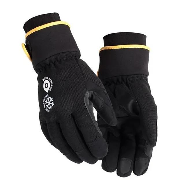 bl-kl-der-2248-handwerk-handschuh-gummi-handfl-che-schwarz-grau-8 image 1
