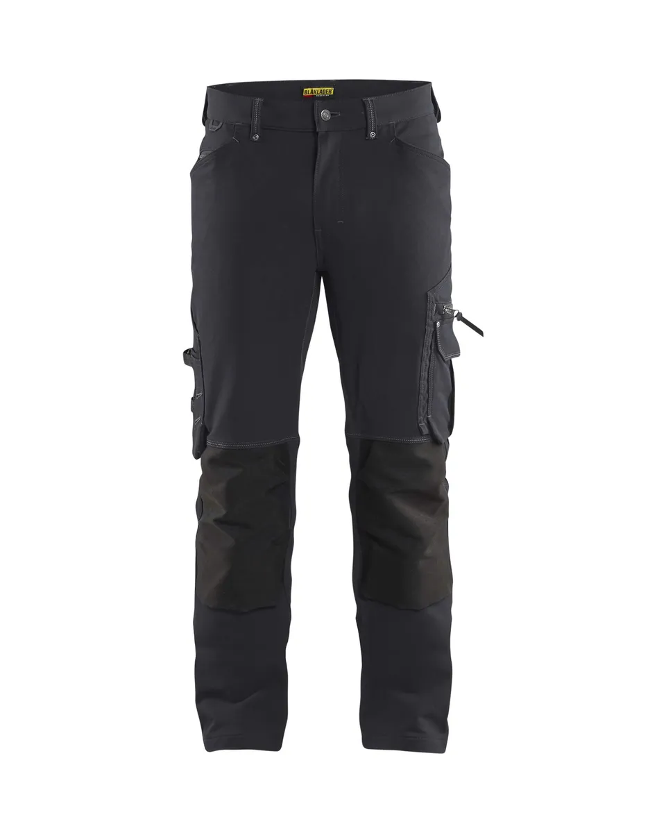 bl-kl-der-x1900-handwerker-arbeitshose-4-wege-stretch-dunkelgrau-schwarz-c152-oh image 1