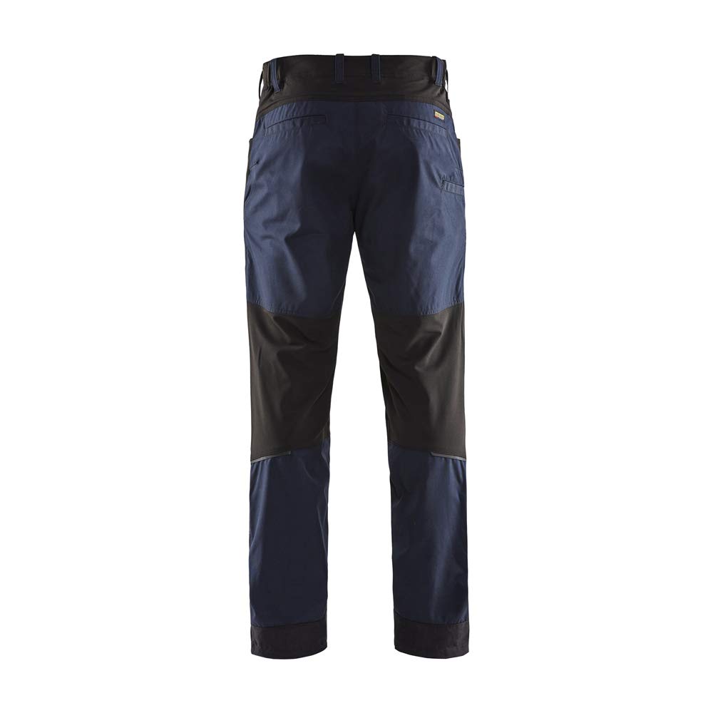 bl-kl-der-1456-service-arbeitshose-mit-stretch-dunkelmarine-schwarz-d108 image 2