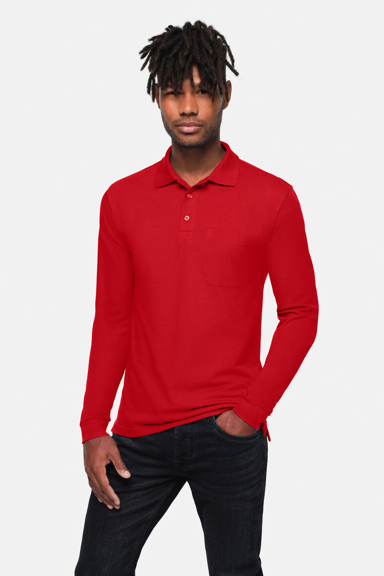 hakro-no-817-pocket-longsleeve-polo-mikralinar-eco-langarm-polo-mit-brusttasche image 7