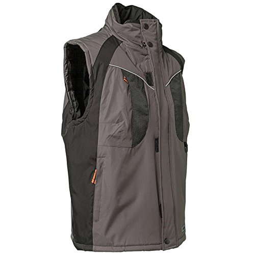 planam-outdoor-winter-space-weste-3360-grau-schwarz-hellgrau image 8
