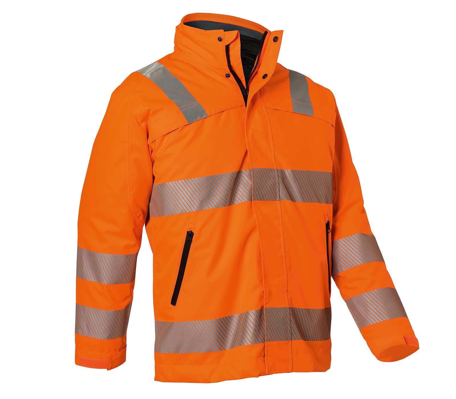 k-bler-reflectiq-wetterparka-psa-2-mit-stepp-innenjacke-warnschutz-parka-wasserd image 2