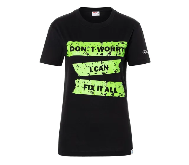 k-bler-pulse-don-t-worry-arbeits-t-shirt-unisex-kurzarm image 1