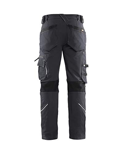 bl-kl-der-x1900-handwerker-arbeitshose-4-wege-stretch-dunkelgrau-schwarz-c152-oh image 8