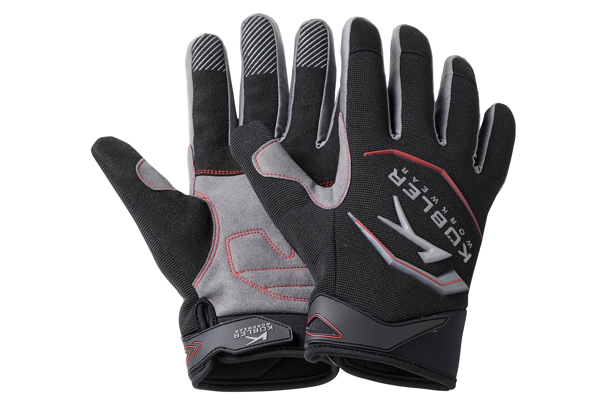 k-bler-pulse-arbeitshandschuhe-m-montagehandschuhe-schwarz-mittelgrau image 1