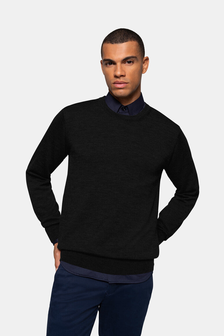 hakro-no-156-pullover-merino-wolle-regular-herren-feinstrick image 2