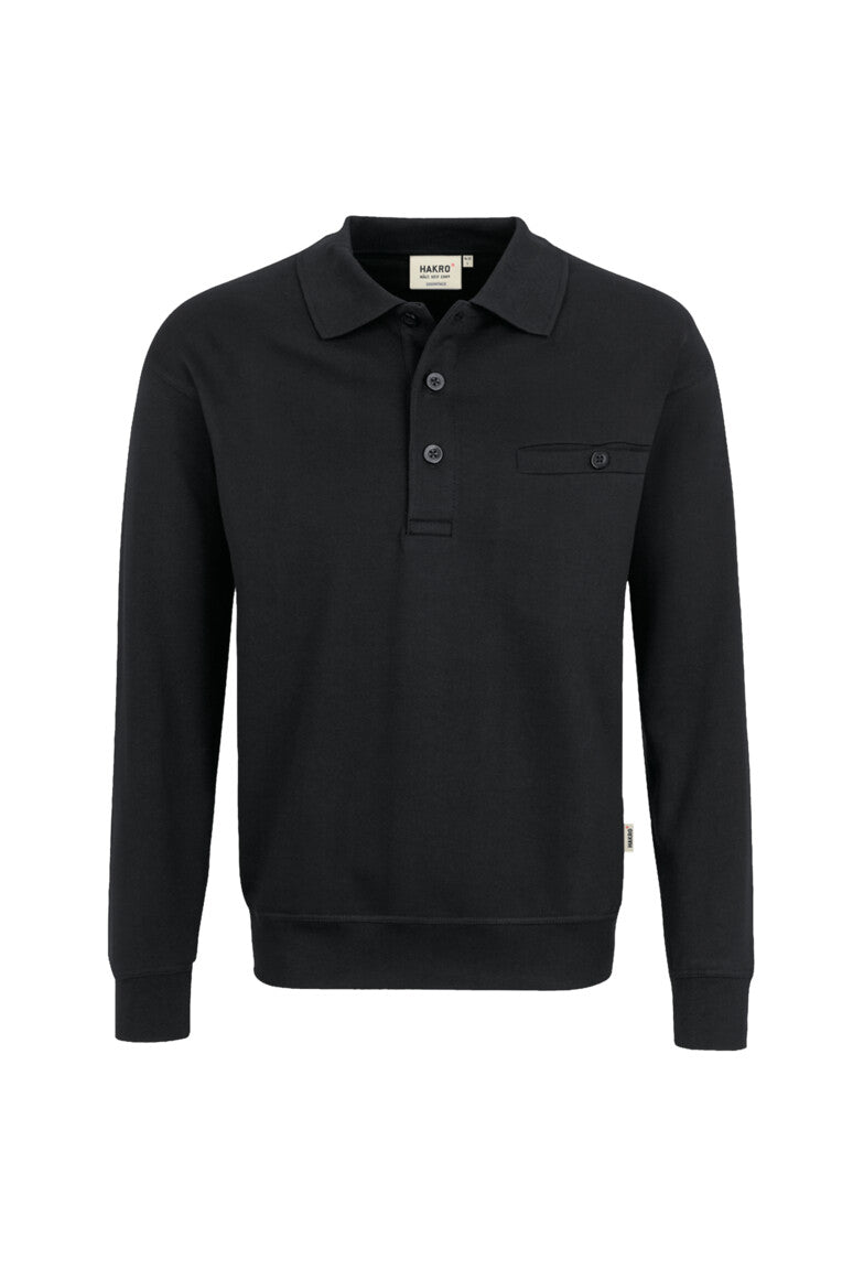 hakro-no-457-pocket-sweatshirt-premium-comfort-fit-polo-sweatshirt image 1