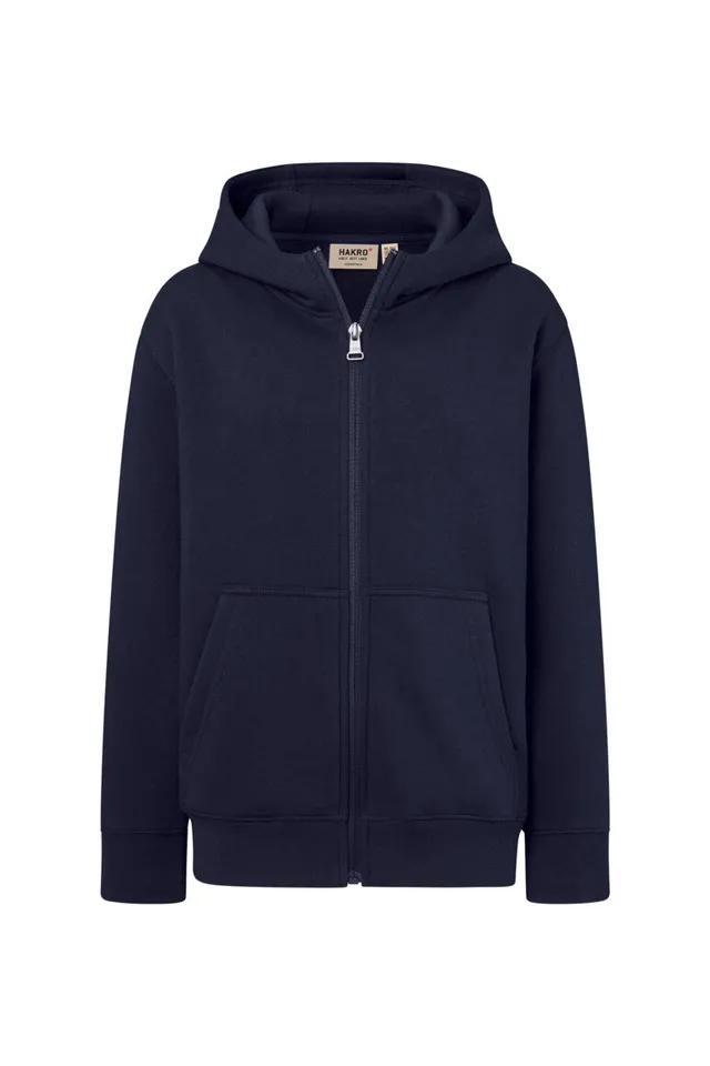 hakro-no-565-kinder-kapuzen-sweatjacke-bio-baumwolle-regular-fit image 1