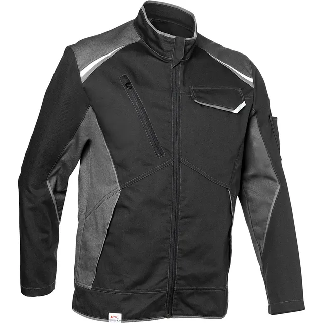 k-bler-iconiq-jacke-schwarz-anthrazit-gr-m image 1