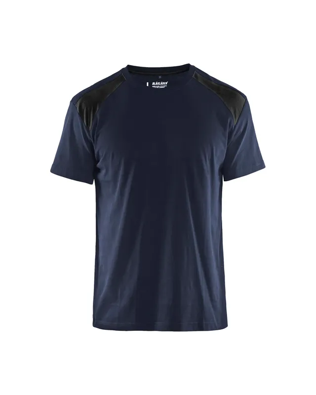 bl-kl-der-t-shirt-3379-100-baumwolle-dunkelmarine-schwarz-xxxl image 1