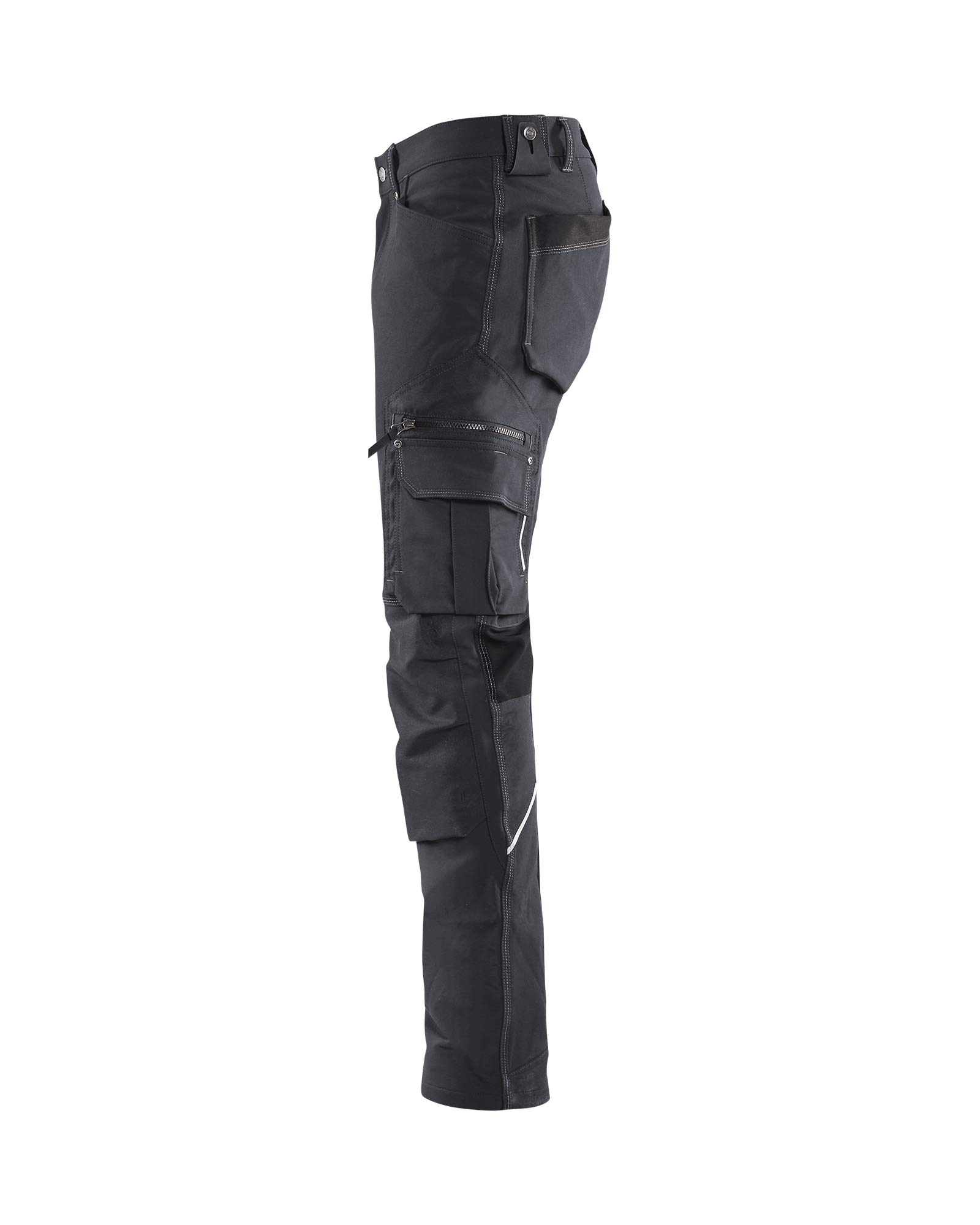 bl-kl-der-x1900-handwerker-arbeitshose-4-wege-stretch-dunkelgrau-schwarz-c152-oh image 4