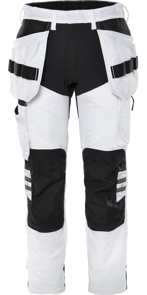 fristads-kansas-stretchhose-f-r-maler-d104-wei-schwarz image 1