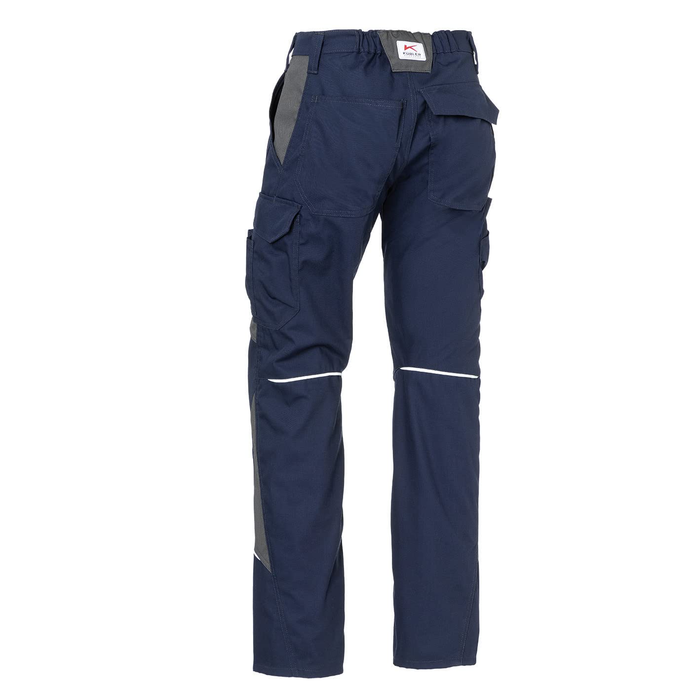 k-bler-activiq-cotton-damenhose-arbeitshose-mit-reflex-elementen image 2