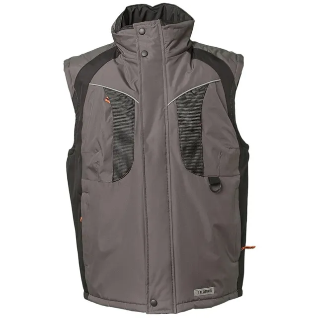 planam-outdoor-winter-space-weste-3360-grau-schwarz-hellgrau image 1