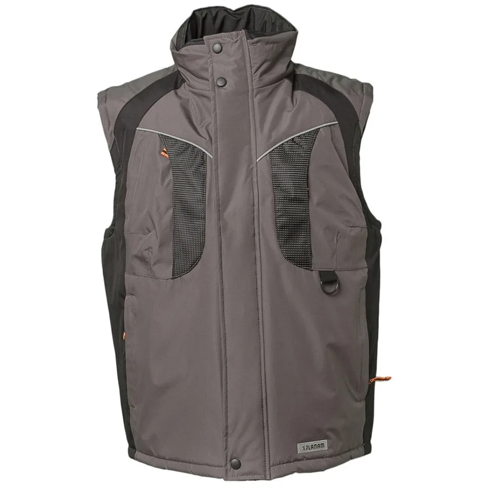 planam-outdoor-winter-space-weste-3360-grau-schwarz-hellgrau image 1