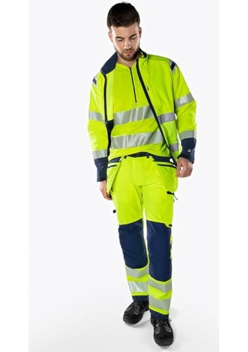 fristads-green-2644-gstp-high-vis-kansas-stretchhose-kl-2-c148-warnschutz-gelb-m image 7