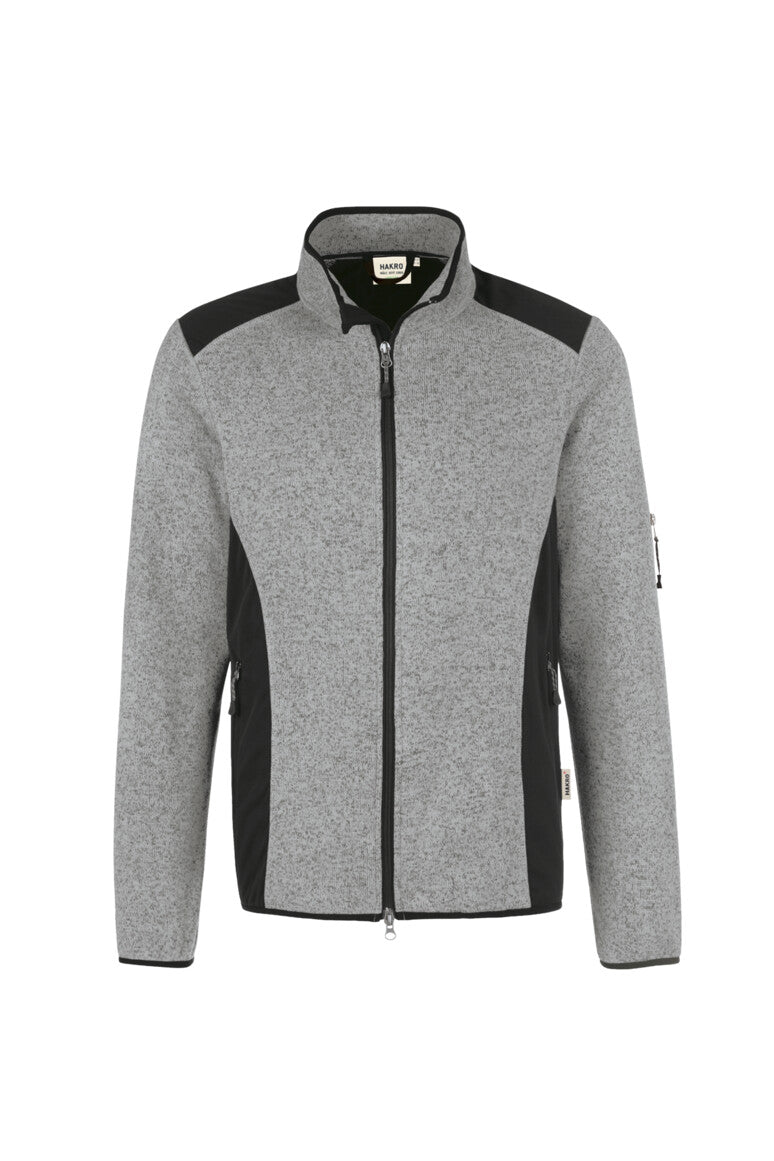 hakro-no-836-strickfleecejacke-mit-softshell-eins-tzen-active-function-jacke image 3