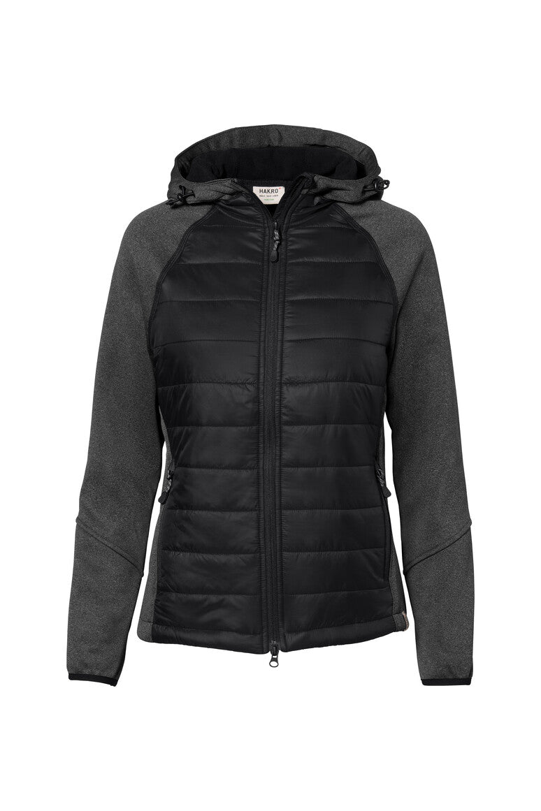hakro-no-265-damen-kapuzen-hybridjacke-contrast-wasserabweisende-softshell-jacke image 1