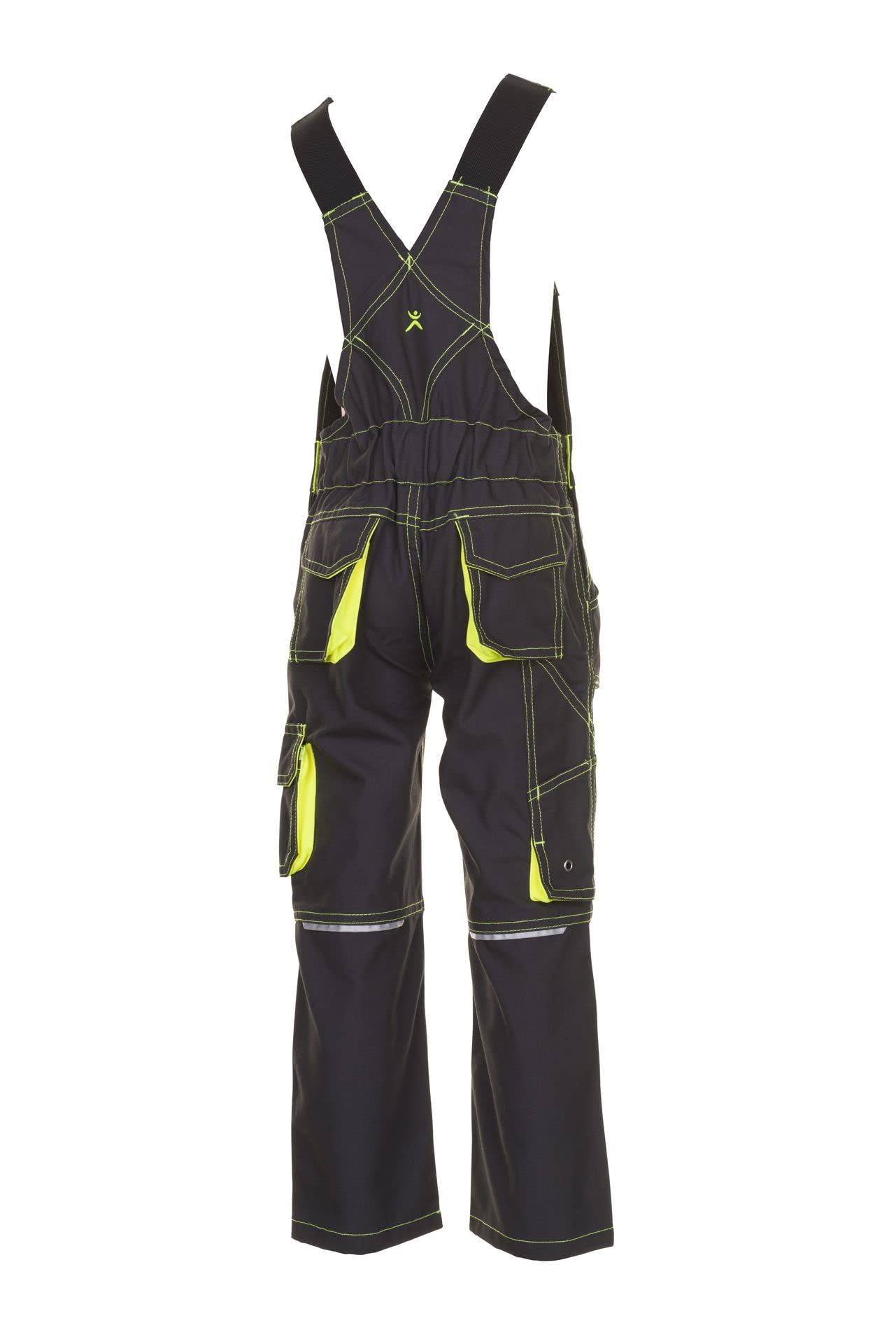 planam-junior-6120086-latzhose-anthrazit-gelb-gr-e-86-92 image 4