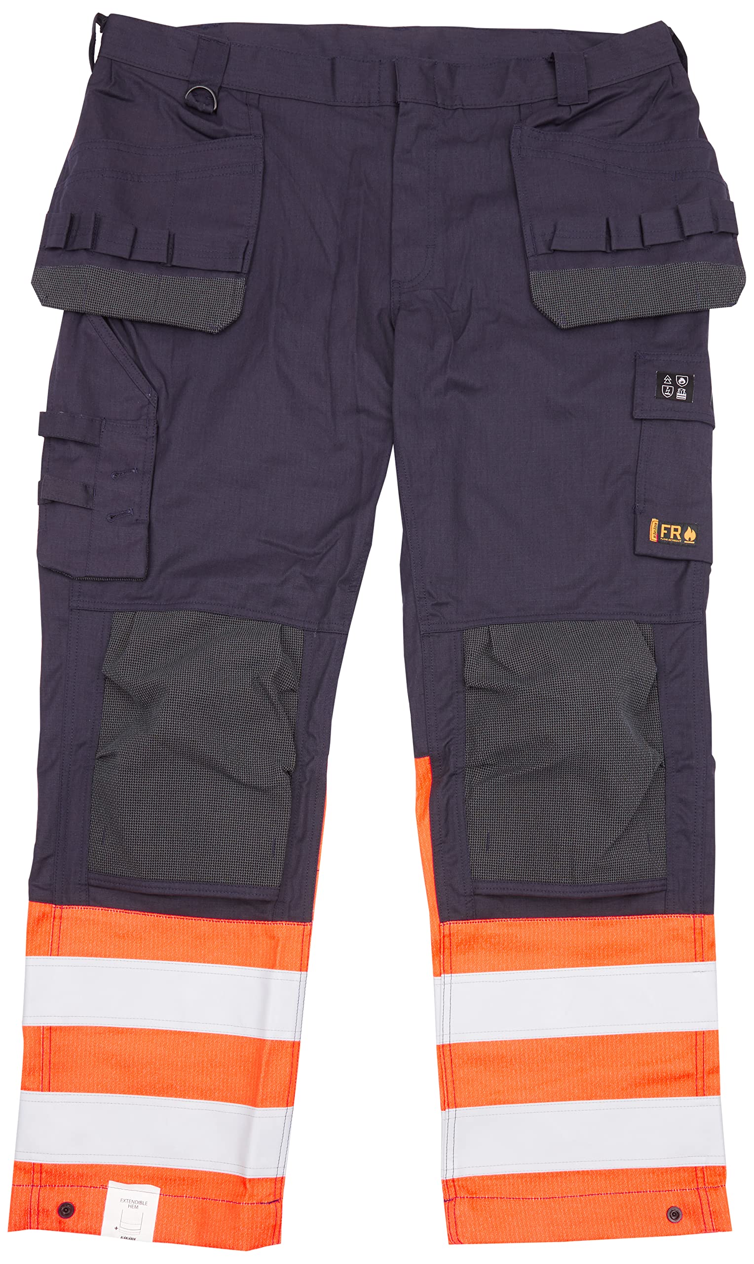bl-kl-der-1489-multinorm-inh-rent-arbeitshose-marineblau-orange-gr-e-c60 image 1
