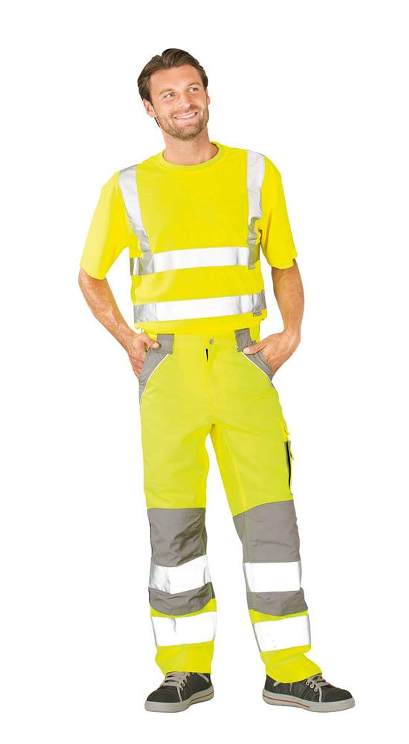 planam-plaline-warnschutzhose-5611-gelb-zink-gr-e-24 image 5