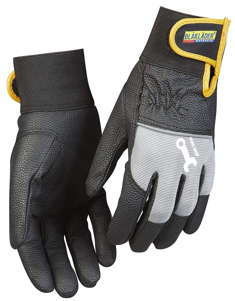 bl-kl-der-2245-arbeitshandschuh-schwarz-grau-gr-e-9-montagehandschuh-pu image 1