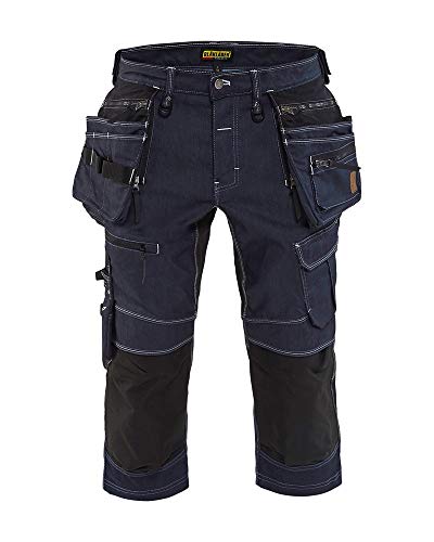 bl-kl-der-19921141-handwerker-shorts-stretch-cordura-denim-marineblau-schwarz-c5 image 7