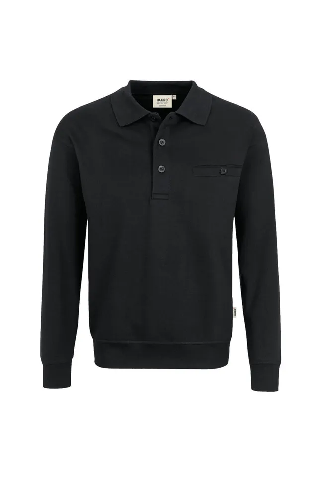 hakro-no-457-pocket-sweatshirt-premium-comfort-fit-polo-sweatshirt image 1