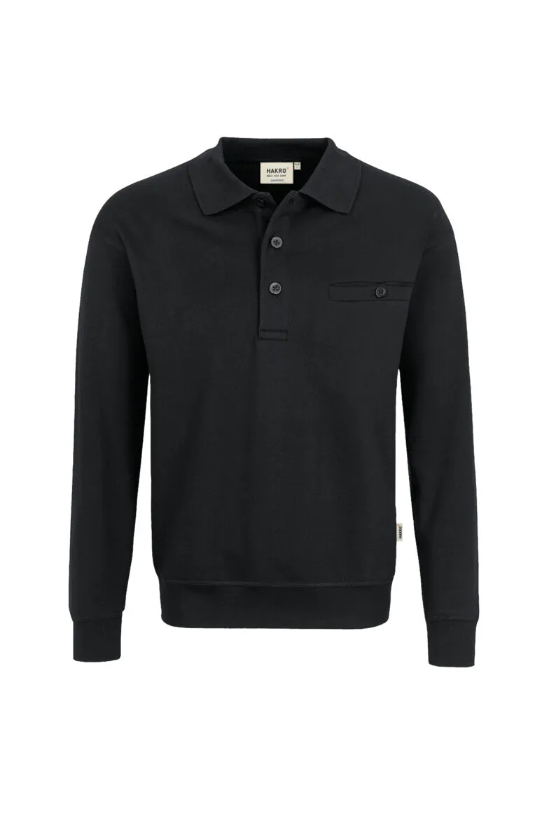 hakro-no-457-pocket-sweatshirt-premium-comfort-fit-polo-sweatshirt image 1