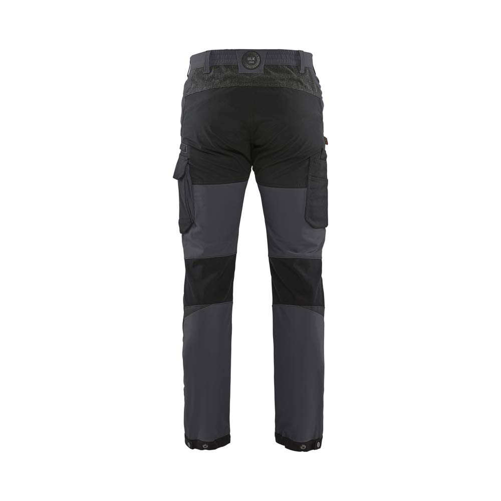 bl-kl-der-1422-4-wege-stretch-service-arbeitshose-mittelgrau-schwarz-d100 image 2