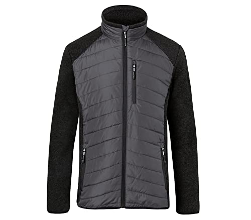k-bler-hybridjacke-arbeitshybridjacke-strickfleece-stepp-anthrazit-dunkelgrau-gr image 3