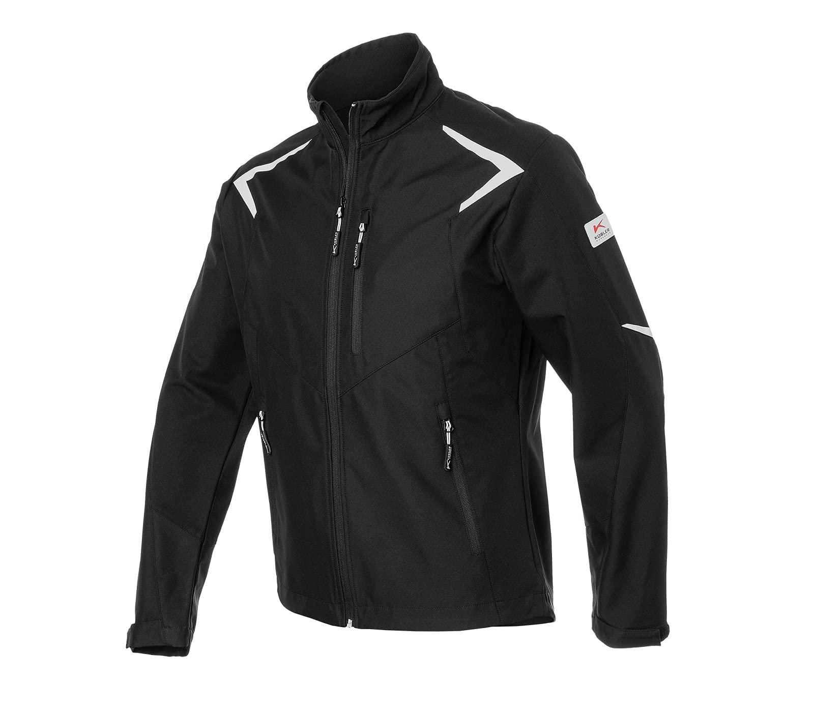 k-bler-bodyforce-softshelljacke-athletische-workwear-jacke-mit-reflex-details image 1