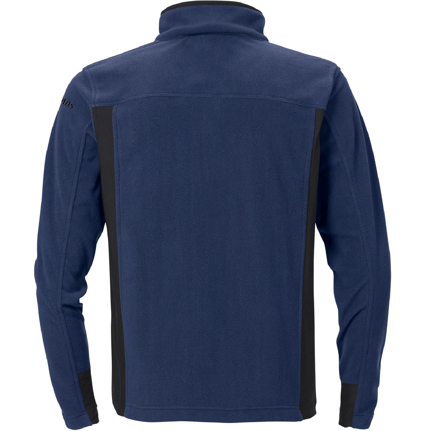 fristads-fusion-fleecejacke-4003-mfl-marine-schwarz-gr-e-l-mit-stretch image 2
