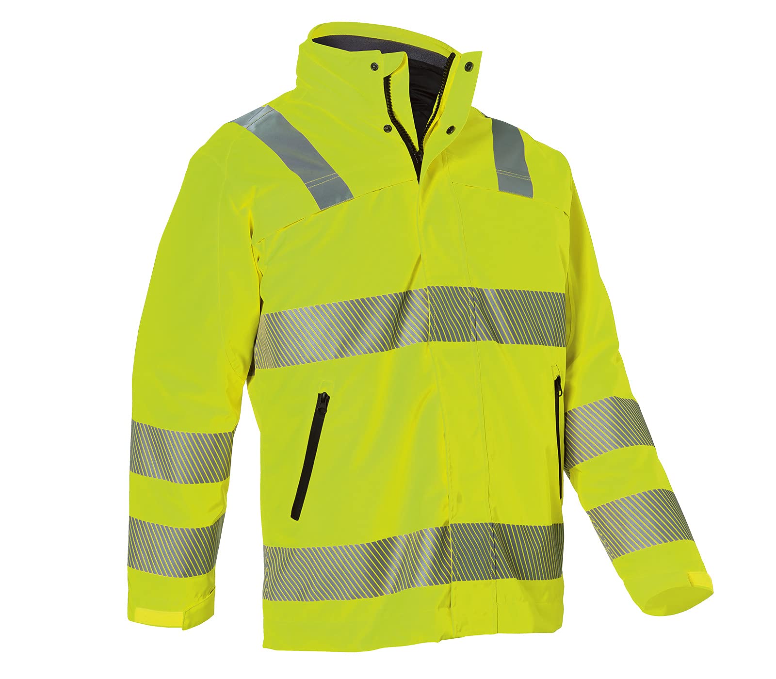 k-bler-reflectiq-wetterparka-psa-2-mit-stepp-innenjacke-warnschutz-parka-wasserd image 1