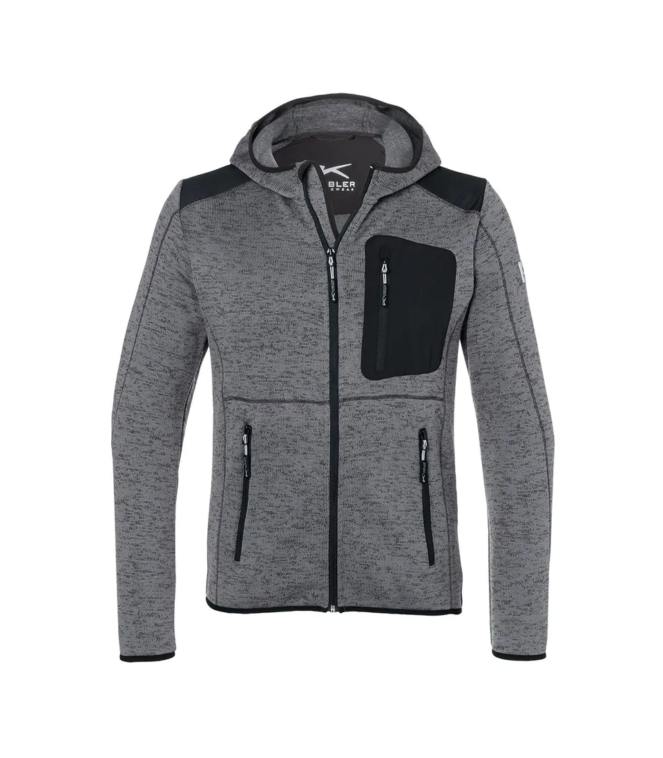 k-bler-activiq-strickjacke-light-meliert-k-rpernah-midlayer-jacke image 1