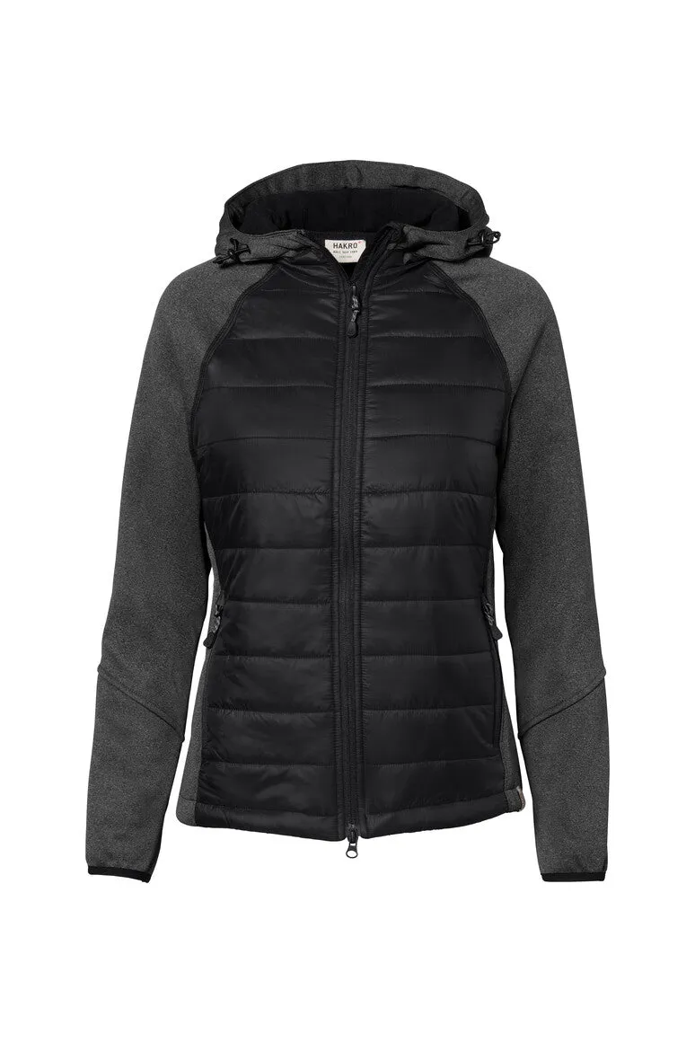 hakro-no-265-damen-kapuzen-hybridjacke-contrast-wasserabweisende-softshell-jacke image 1