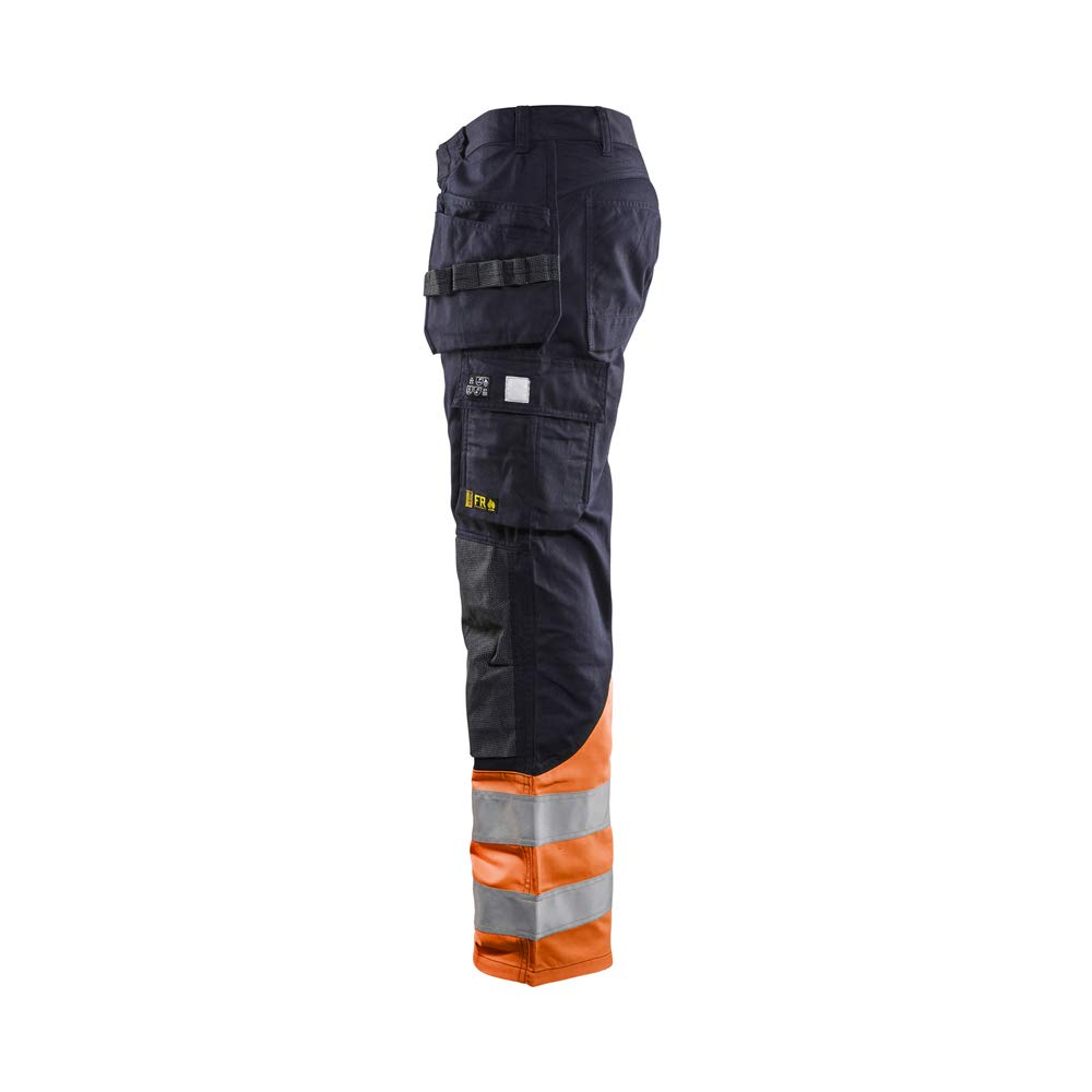 bl-kl-der-1489-multinorm-inherent-arbeitshose-marineblau-orange-c56 image 3