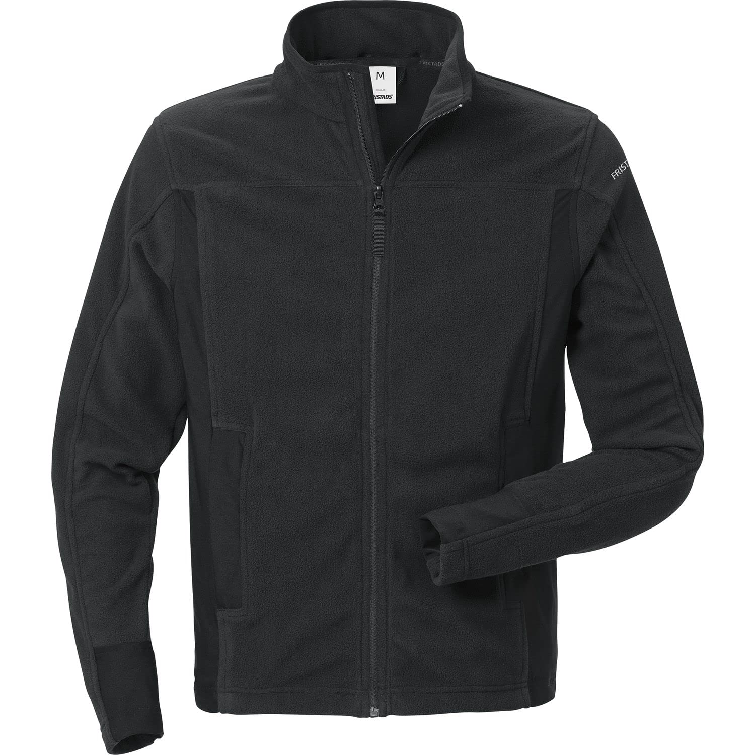 fristads-fusion-fleecejacke-4003-mfl-grau-schwarz-gr-e-l image 3