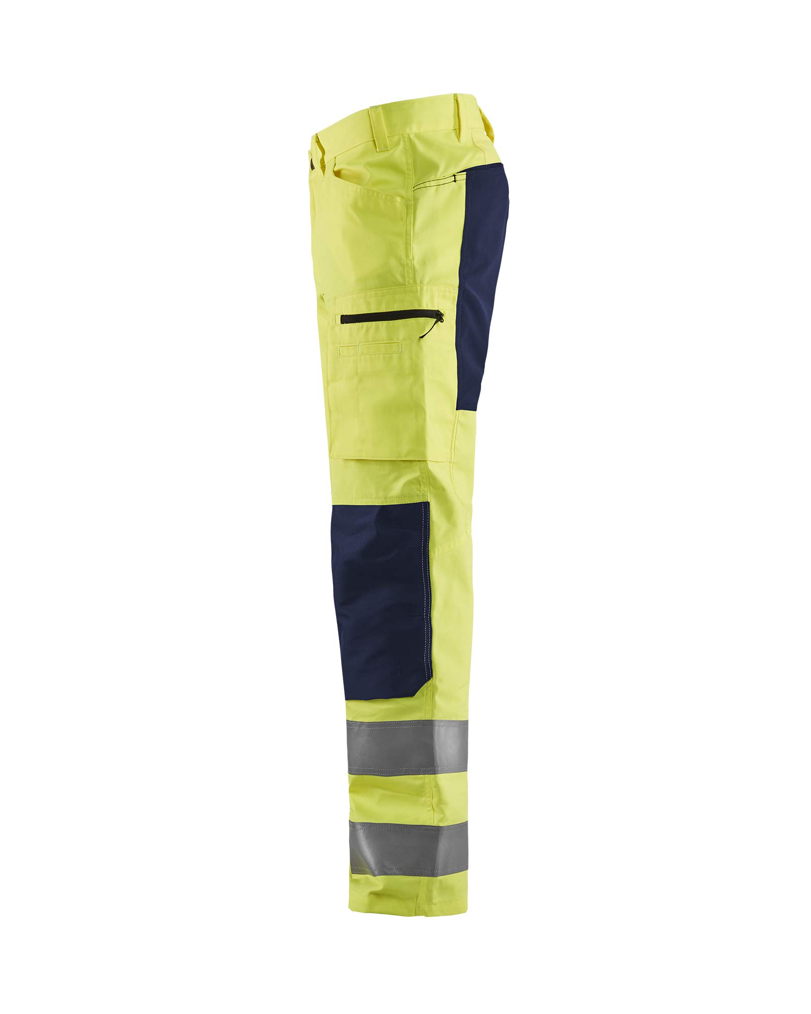 bl-kl-der-1585-arbeitshose-stretch-high-vis-gelb-marineblau-d116 image 4
