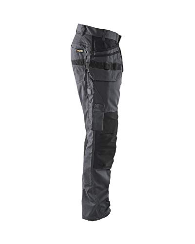 bl-kl-der-service-arbeitshose-mit-stretch-und-nageltaschen-mittelgrau-schwarz image 7