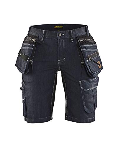 bl-kl-der-x1900-7992-stretch-damen-handwerker-shorts-marineblau-schwarz image 5