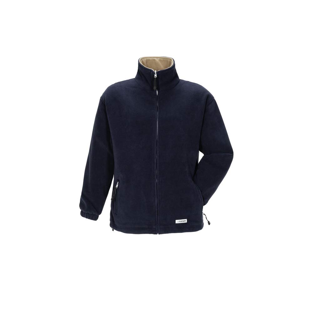 planam-outdoor-stream-fleecejacke-marine-camel-gr-xl image 1