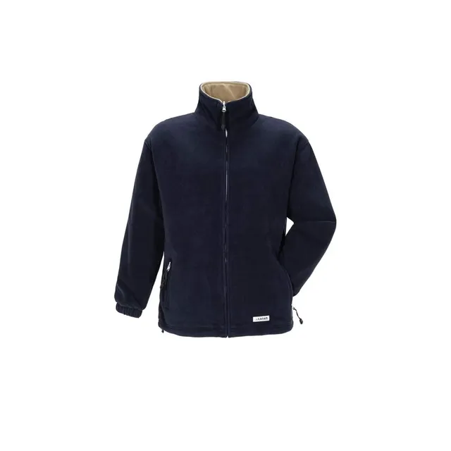planam-outdoor-stream-fleecejacke-marine-camel-gr-xl image 1