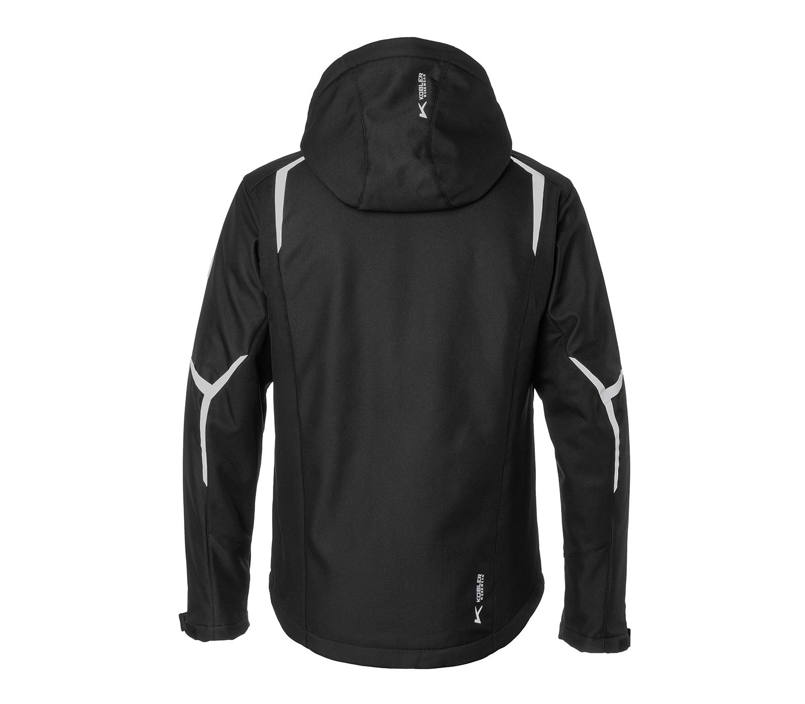 k-bler-activiq-softshell-jacke-herren-windabweisende-arbeitsjacke-mit-reflex image 4