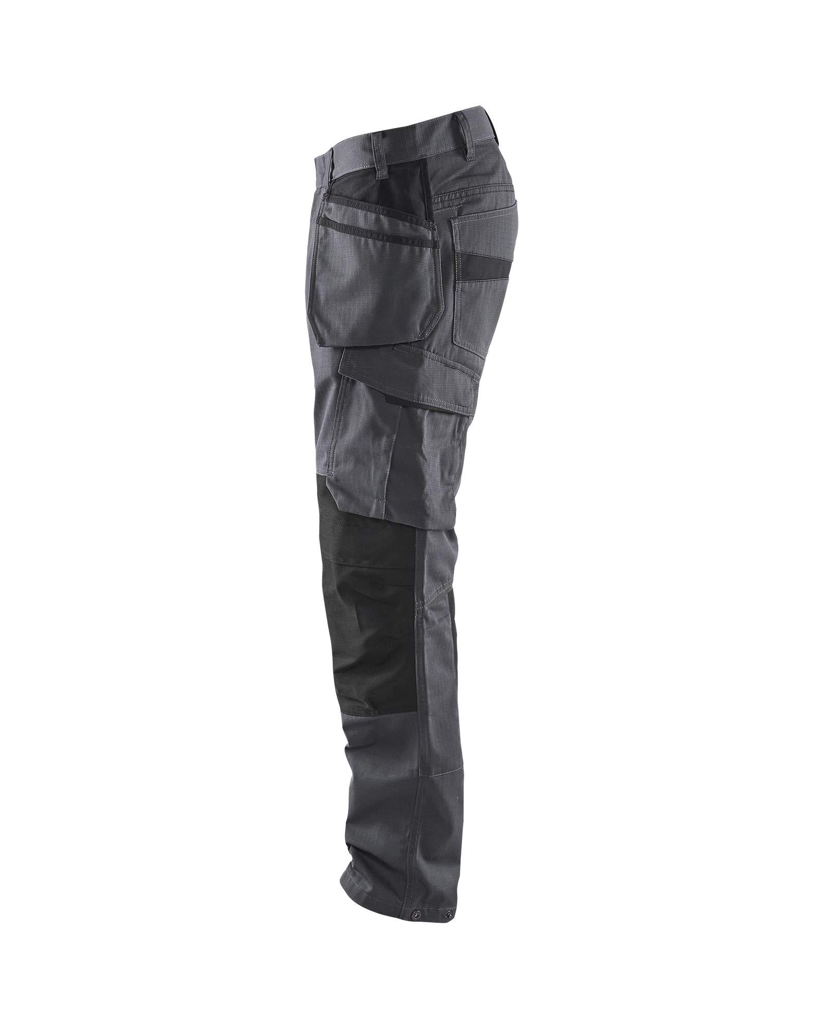 bl-kl-der-service-arbeitshose-mit-stretch-und-nageltaschen-mittelgrau-schwarz image 4
