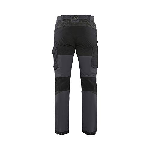 bl-kl-der-1422-4-wege-stretch-service-arbeitshose-mittelgrau-schwarz-d100 image 4
