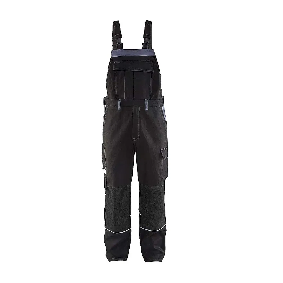 bl-kl-der-anti-flammen-latzhose-schwarz-grau-c156 image 1